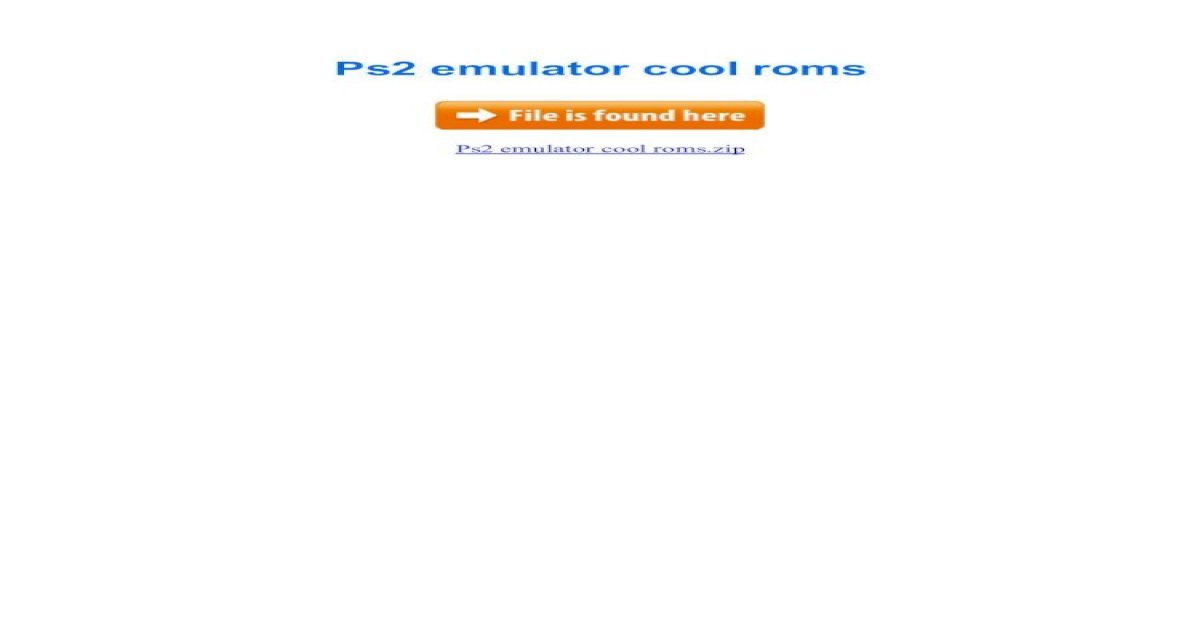 index of ps2 emulator downloads